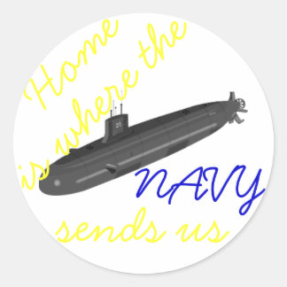 Zuhause ist, wo die Marine uns subarine Aufkleber