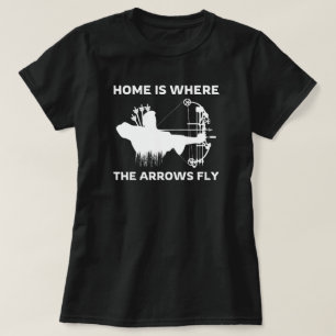 Zuhause ist, wo die Pfeile fliegen Mama T-Shirt