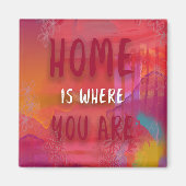 Zuhause ist, wo du magnet (Vorne)