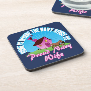 Zuhause ist wo… getränkeuntersetzer