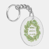 Zuhause ist, wo ich bei dir bin schlüsselanhänger (Vorderseite links)