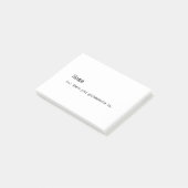 Zuhause ist, wo Ihr Goldendoodle ist Post-it Klebezettel (angewinkelt)