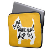 Zuhause ist, wo Ihr Hund ist Laptopschutzhülle (Vorderseite Links)
