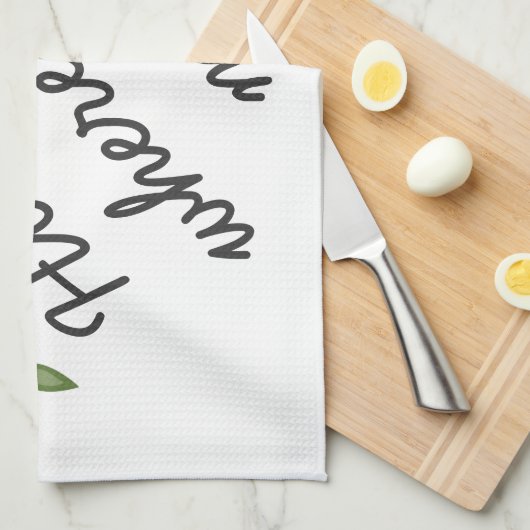 Zuhause ist, wo Ihre Mamma Geschenk der Mutter das Küchentuch (Viertel Falte)