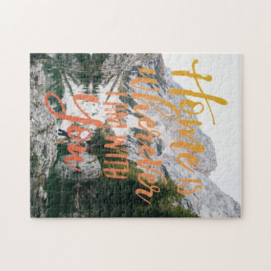 Zuhause ist, wo immer ich bei dir bin | PERSONALIS Puzzle (Horizontal)