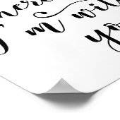 Zuhause ist, wo immer ich bei dir bin poster (Ecke)