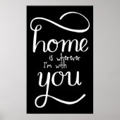 Zuhause ist, wo immer ich bei dir bin Poster (Vorne)