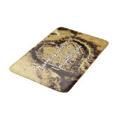 Zuhause ist, wo immer ich bei Ihnen bin, Zitat San Badematte (Schrägansicht)