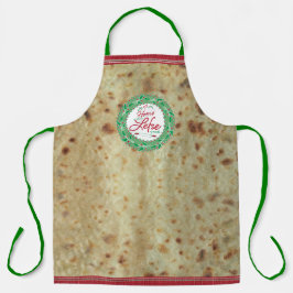 Zuhause ist, wo Lefse hergestellt wird! Hintergrun Schürze