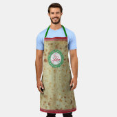 Zuhause ist, wo Lefse hergestellt wird! Hintergrun Schürze (Getragen)