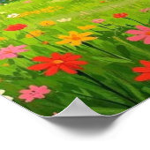 Zuhause ist, wo Mama gemütliche Hütte ist Poster (Ecke)