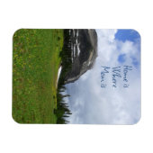 Zuhause ist, wo Mama ist Alpes Foto Magnet (Horizontal)