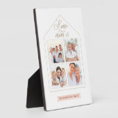 Zuhause ist, wo Mama ist Familienfotografie Collag Fotoplatte (Seite)