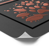 "Zuhause ist, wo meine Babys sind" Paw Print Poste Poster (Ecke)