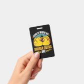 Zuhause ist, wo meine Gummienten sind Ausweis (Handheld)