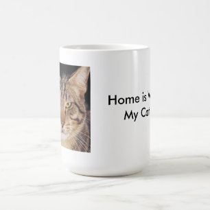 Zuhause ist, wo meine Katze ist Kaffeetasse