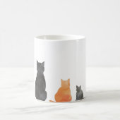 Zuhause ist, wo meine Katzen sind Aquarell Cat Mam Kaffeetasse (Mittel)