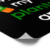 Zuhause ist, wo meine Pflanze sind Poster (Ecke)