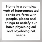 ZUHAUSE IST WO... POSTER (Vorne)