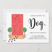 Zuhause ist, wo sich der Hund bewegt Ankündigung (Vorderseite)