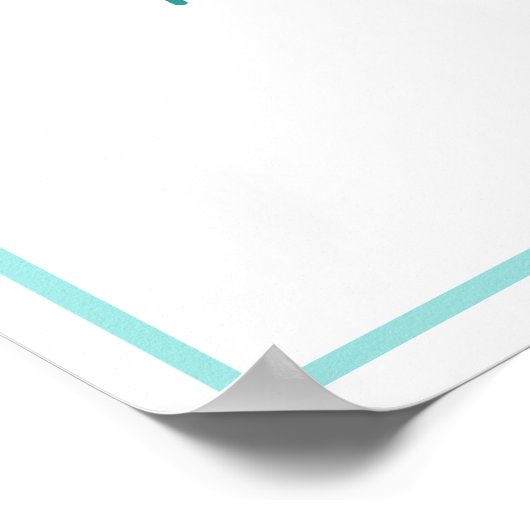 Zuhause ist, wo Sie Ihren Flamingos. | Wasserfarbe Poster (Ecke)