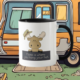 Zuhause ist, wo Sie Ihren Hut Camper Kaffee Tasse