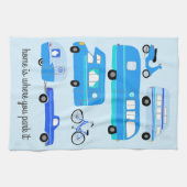 Zuhause ist, wo Sie Park Retro Camper Motorhome RV Geschirrtuch (Horizontal)