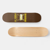ZUHAUSE IST, WO SIE PARKEN IT van life Skateboard (Horizontal)