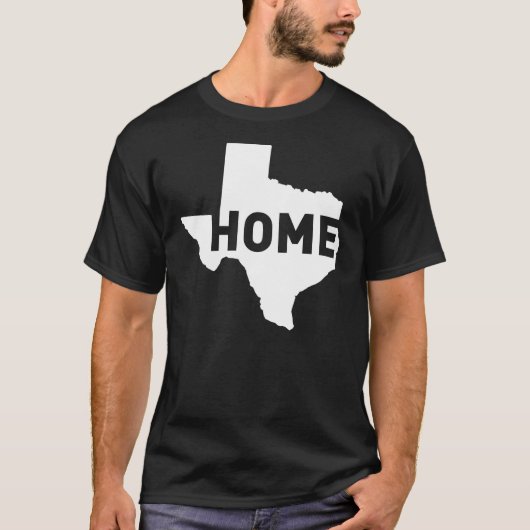 Zuhause ist, wo Texas ist T-Shirt (Vorderseite)