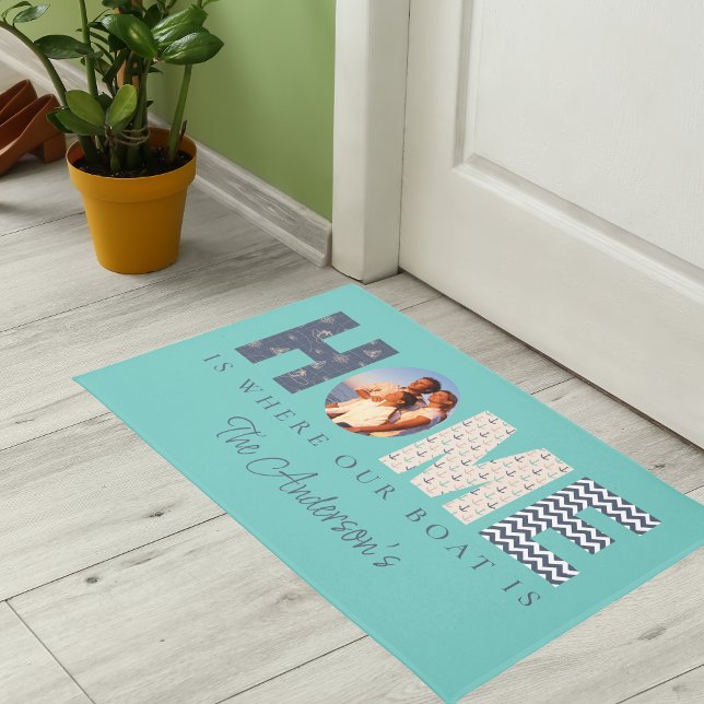 Zuhause ist, wo unser Boot Türmatte ist (Von Creator hochgeladen)
