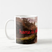 Zuhause ist, wo unsere Mutter ist Kaffeetasse (Links)