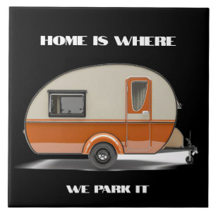 Zuhause ist, wo wir sie parken fliese