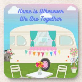 Zuhause ist, wo wir zusammen sind getränkeuntersetzer