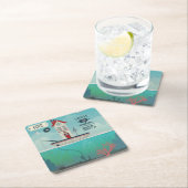 Zuhause ist, wohin der Anker fällt Rechteckiger Pappuntersetzer (Vor Ort)