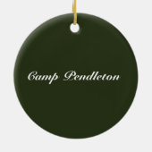 Zuhause ist, wohin die Marinesoldaten uns Keramik Ornament (Hinten)