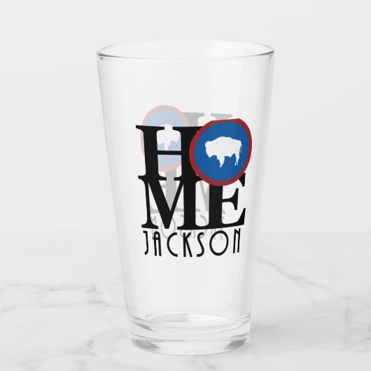 ZUHAUSE Jackson Wyoming Glas (Rückseite)