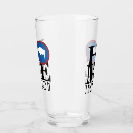 ZUHAUSE Jackson Wyoming Glas (Rechts)