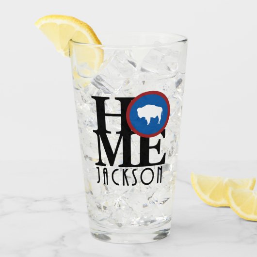 ZUHAUSE Jackson Wyoming Glas (Vorderseite Ice)