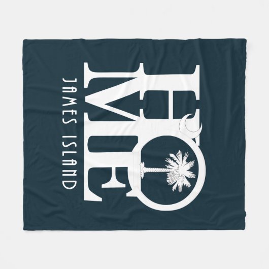 ZUHAUSE James Island Fleecedecke (Vorderseite (Horizontal))