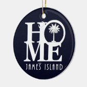 ZUHAUSE James Island Keramik Ornament (Links)