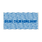 Zuhause jetzt benutzerdefiniert 2.9" x 1.4" Briefm Permastempel (Design)