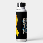 Zuhause jetzt bringen - Verbündet euch für Jugendh Trinkflasche (rechts)