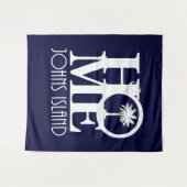 ZUHAUSE Johns Island SC Wandteppich (Vorderseite (Horizontal))