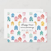 Zuhause Jubiläum Real Anwesen Niedlich House Muste Postkarte (Vorne/Hinten)