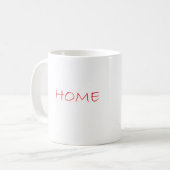 Zuhause Kaffeetasse (Vorderseite Links)