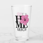 ZUHAUSE Kalaoa Pink Glas (Rückseite)