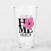 ZUHAUSE Kalaoa Pink Glas (Vorderseite)