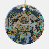 Zuhause Keramik Ornament (Vorne)