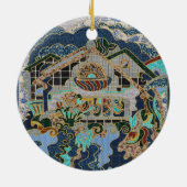 Zuhause Keramik Ornament (Hinten)