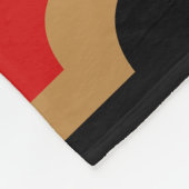 Zuhause-Kino-Film-Karten-Stummel personalisiert Fleecedecke (Ecke)